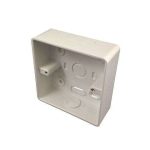 Single Pattress Box – Durable Surface Mount Back Box for Switches & Sockets