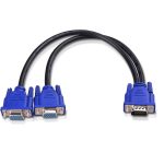 VGA 2-way splitter cable